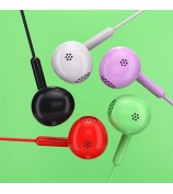 TIANSTON 3.5mm AUX In-Ear Wired Earphone Headphone with Microphone - Green