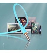 CELEBRAT D3 3.5mm Plug In-ear Earphones Wire Control Stereo Headphones - Blue