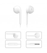 CELEBRAT G12 3.5mm Jack Wired Headset 1.2m In-Ear Headphones - White