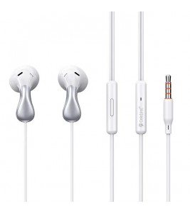 CELEBRAT G29 Semi-in-ear Headphones Wired Stereo Earphones with 3.5mm Plug - White