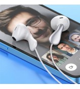 CELEBRAT G29 Semi-in-ear Headphones Wired Stereo Earphones with 3.5mm Plug - White