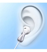 CELEBRAT G29 Semi-in-ear Headphones Wired Stereo Earphones with 3.5mm Plug - White