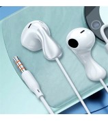 CELEBRAT G29 Semi-in-ear Headphones Wired Stereo Earphones with 3.5mm Plug - White