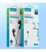 CELEBRAT G29 Semi-in-ear Headphones Wired Stereo Earphones with 3.5mm Plug - White