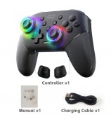 DATA FROG S80 Elite Edition Controller for Nintendo Switch / Switch Lite / OLED / PC Wireless Bluetooth Game Console, Black