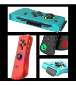 DATA FROG For Nintendo Switch 6-axis Gyro Vibration Joy-Con Controller Bluetooth Gamepad - Red+Blue