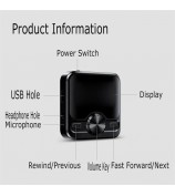 M9 8GB Mini Audio Recorder Portable Bluetooth MP3 Music Player Digital Voice Recorder