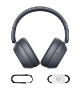 BASEUS Bass 35 Max Bluetooth Headset Over-The-Ear Headphones (With 3A Type-C Cable+3.5mm AUX Cable) - White