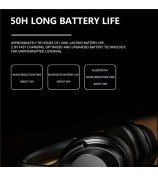 FINGERTIME A06 Over-Ear Headset ANC Active Noise Cancelling 3 Modes Bluetooth Gaming Headphones - Black