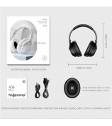 FINGERTIME A06 Over-Ear Headset ANC Active Noise Cancelling 3 Modes Bluetooth Gaming Headphones - Black