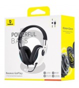 BASEUS Goplay 1+ Max Gaming Wired Headphones 7.1 Virtual Surround Sound Headset - Moon White