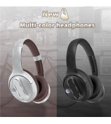 AKZ-13B Over-Ear Headphones HiFi Stereo Bluetooth 5.3 Foldable Headset with Battery Display - Black