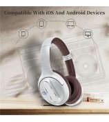 AKZ-13B Over-Ear Headphones HiFi Stereo Bluetooth 5.3 Foldable Headset with Battery Display - Black