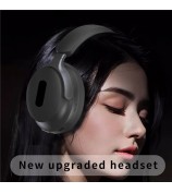 AKZ-25 Bluetooth 5.3 Over-Ear Headphones 100-Hour Standby Wireless Headset for Cellphone PC Laptop - Black