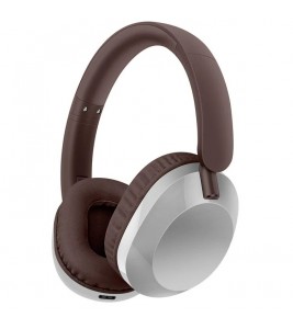 AKZ-30 Over-Ear Bluetooth 5.3 Headphones BT / TF / FM Modes HiFi Sound Wireless Headset - Brown