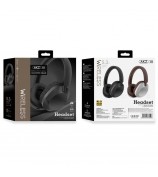 AKZ-30 Over-Ear Bluetooth 5.3 Headphones BT / TF / FM Modes HiFi Sound Wireless Headset - Brown