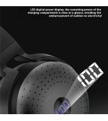 AKZ-M10 Over-Ear Bluetooth Headphone Foldable Power Bank Function Wireless Headset - Black