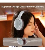 AKZ-16B Over-Ear Bluetooth Headphone Digital Display Foldable Stereo Music Headset - Brown