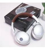 AKZ-16B Over-Ear Bluetooth Headphone Digital Display Foldable Stereo Music Headset - Brown