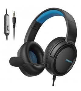 BINNUNE BG02 Gaming Headset 3.5mm Wired Headphones with Microphone For PC  /  Laptop  /  Desktop - Black  /  Blue