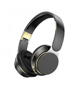 GN-25 Bass Over-head Headphone Stereo Headset Bluetooth Earphone with 40mm Vibrating Diaphragm and 3.5mm Audio Jack - Black