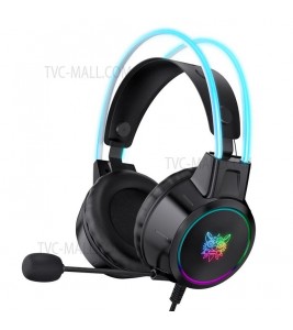 ONIKUMA X15 Pro Gaming Headset 3.5mm Wired Headset Surround Sound Gaming Headphone with RGB Lighting Effect