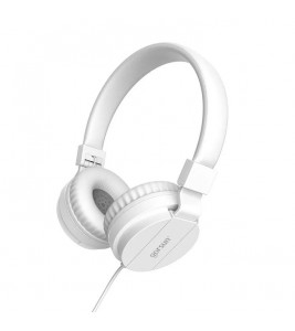 GORSUN GS-778 Over-ear Wired Headphone Stereo HiFi Sound Children Headset with 3.5mm AUX Plug - White