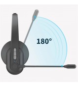 OY631 Bluetooth 5.3 Headset Customer Service Headphone with Mic Noise-Cancelling Wireless Headset for Truck Driver