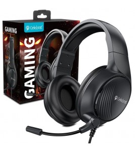 CELEBRAT GM-5 Over-Ear Wired Headphones with Microphone Stereo Effect Gaming Headset