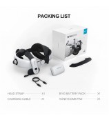 BOBOVR S3 Pro Battery Strap Accessories with 10000mAh Replaceable Battery Pack Compatible with Meta Quest 3S / 3