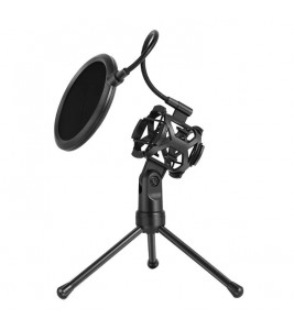 YANMAI PS-2 Recording Microphone Stand Holder with Pop Filter