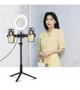 PULUZ 1/4'' Screw Aluminum Alloy Handheld Adjustable Tripod Mount Monopod Extension Central Shaft Rod
