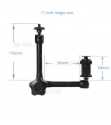 11inch Articulating Magic Arm Super Clamp for DSLR Camera Flash LCD Monitor LED Video Light