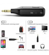 A60 3-in-1 Bluetooth 5.1 Audio Receiver Transmitter Calling 3.5mm Aux Stereo Music Wireless Adapter