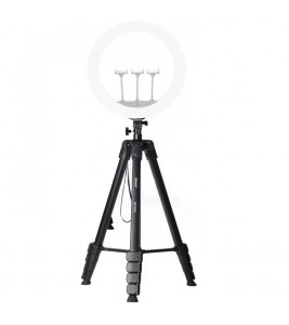 JMARY KP2208 1.7m Fill Light Camera Tripod Holder for Live Streaming, Photography Metal Cell Phone Floor Stand