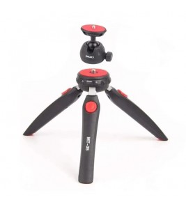 JMARY MT-35 Photography 2 Sections 360 Degree Rotatable Tripod with Phone Holder