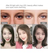 PULUZ PKT3035 10.2 inch Ring Light LED Fill Light + 1.1m Tripod Stand for Vlogging Live Broadcast