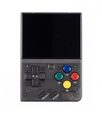 MIYOO Mini V4 2.8-inch LCD Screen Vibration Sensor Portable Handheld Video Game Console (With 64GB TF Card) - Black