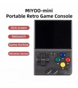 MIYOO Mini V4 2.8-inch LCD Screen Vibration Sensor Portable Handheld Video Game Console (With 64GB TF Card) - Black