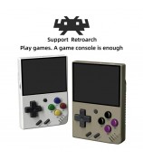 MIYOO Mini V4 2.8-inch LCD Screen Vibration Sensor Portable Handheld Video Game Console (With 64GB TF Card) - Black