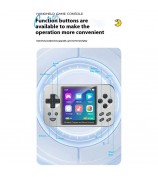 L9 Portable Handheld Video Game Console Phone Magnetic Wireless Charger Power Bank - Silver