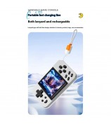 L9 Portable Handheld Video Game Console Phone Magnetic Wireless Charger Power Bank - Silver