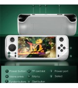 E6 5-inch Screen Portable Handheld Video Game Console Android System E-Sports Game Machine - White