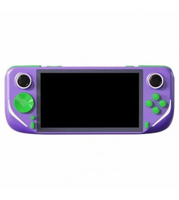 E6 Plus 5-inch Touch Screen Handheld Game Console Open Source Dual System Wireless Controller - Purple