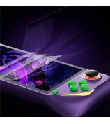 E6 Plus 5-inch Touch Screen Handheld Game Console Open Source Dual System Wireless Controller - Purple