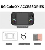 AMPOWN RG Cubexx 3.95-inch IPS Screen Quad-Core CPU Linux System Game Console, with 32G TF Card - Black