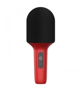 k10 Wireless Karaoke Microphone Speaker Live Streaming Singing Bluetooth Mic - Red