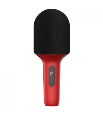 k10 Wireless Karaoke Microphone Speaker Live Streaming Singing Bluetooth Mic - Red
