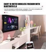 k10 Wireless Karaoke Microphone Speaker Live Streaming Singing Bluetooth Mic - Red
