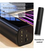 DUDAO Y2+ Portable Wireless Bluetooth 5.0 Speaker Powerful Bass Soundbar for PC Laptop Gaming